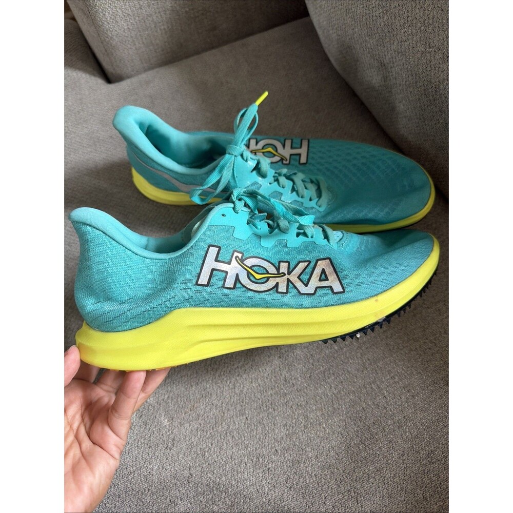 HOKA Cielo X MD Running Shoes Spikes US Men’s 9.5 US / Teal Unisex - Picture 2 of 7